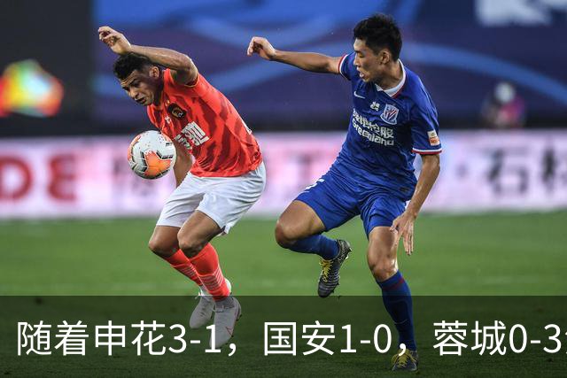 随着申花3-1，国安1-0，蓉城0-3海港，积分榜更新：争冠保级生变